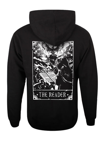 Deadly Tarot - The Reader Unisex Black Pullover Hoodie