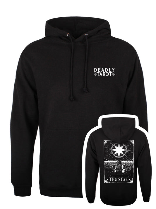 Deadly Tarot - The Star Unisex Black Pullover Hoodie