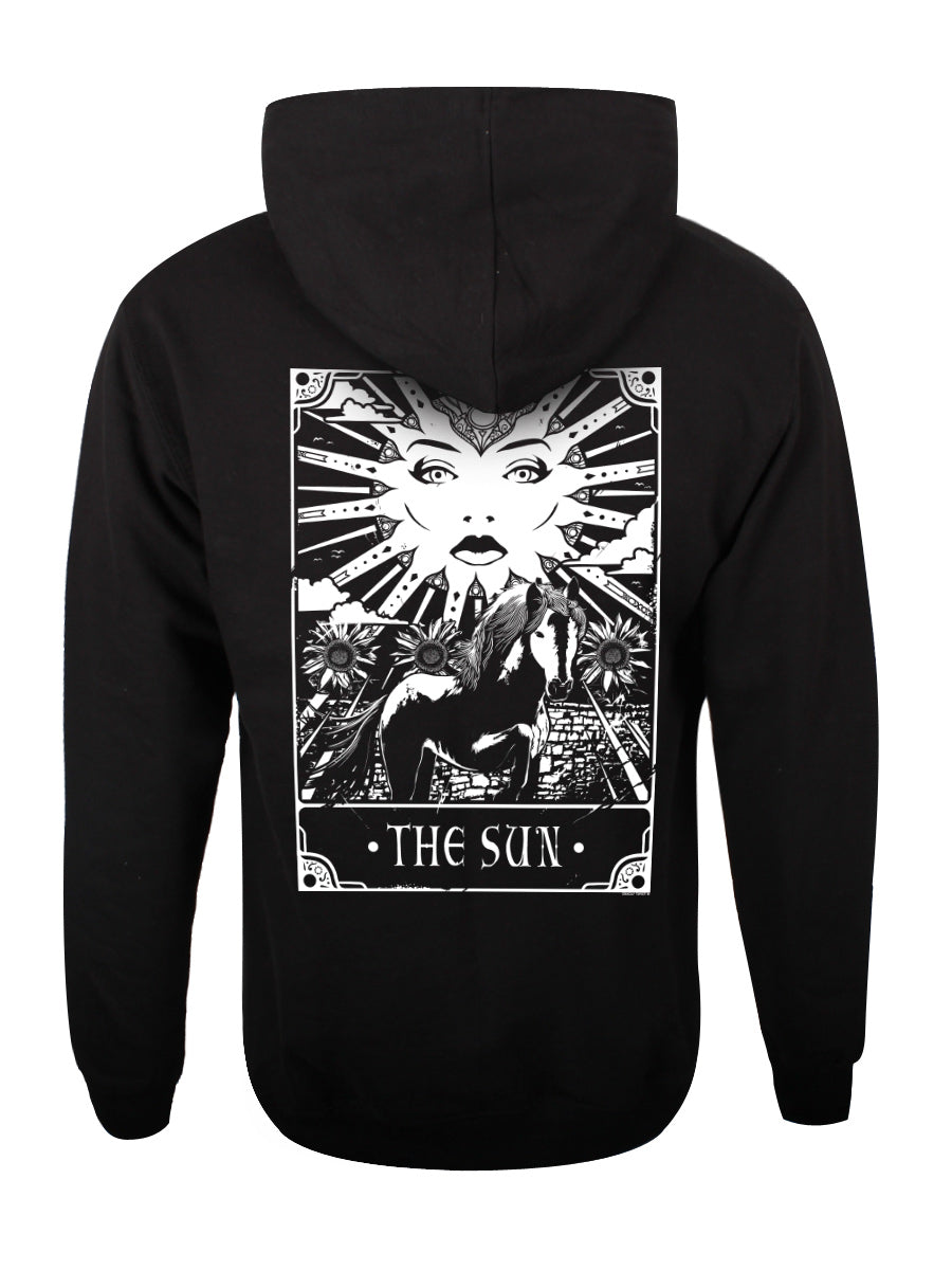 Deadly Tarot - The Sun Unisex Black Pullover Hoodie