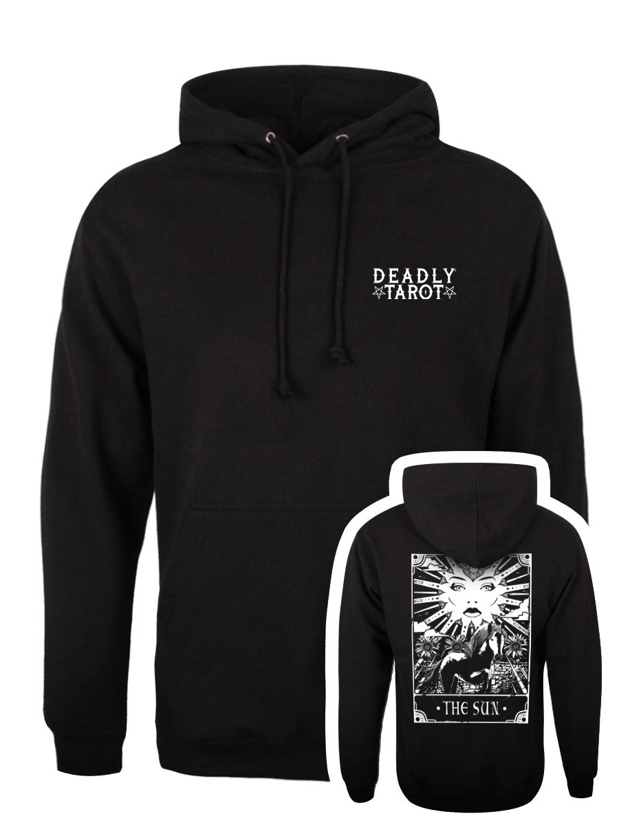 Deadly Tarot - The Sun Unisex Black Pullover Hoodie