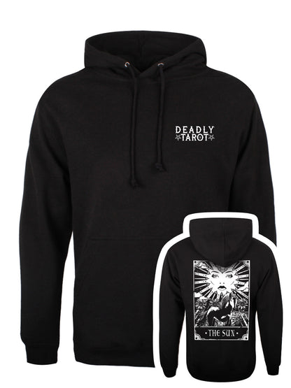 Deadly Tarot - The Sun Unisex Black Pullover Hoodie