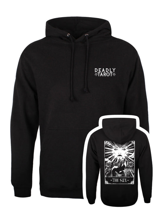Deadly Tarot - The Sun Unisex Black Pullover Hoodie