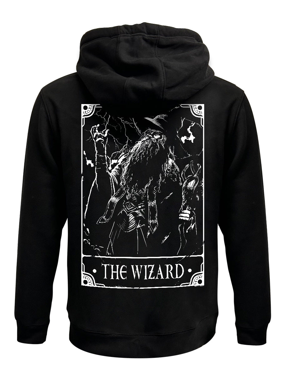 Deadly Tarot - The Wizard Black Zipped Hoodie