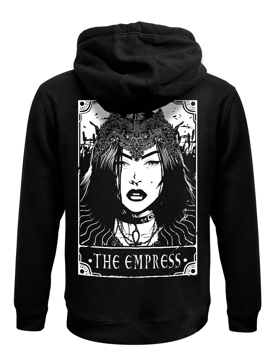 Deadly Tarot - The Empress Black Zipped Hoodie