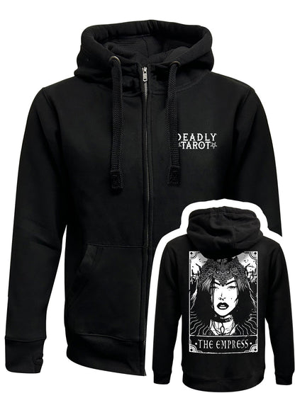 Deadly Tarot - The Empress Black Zipped Hoodie