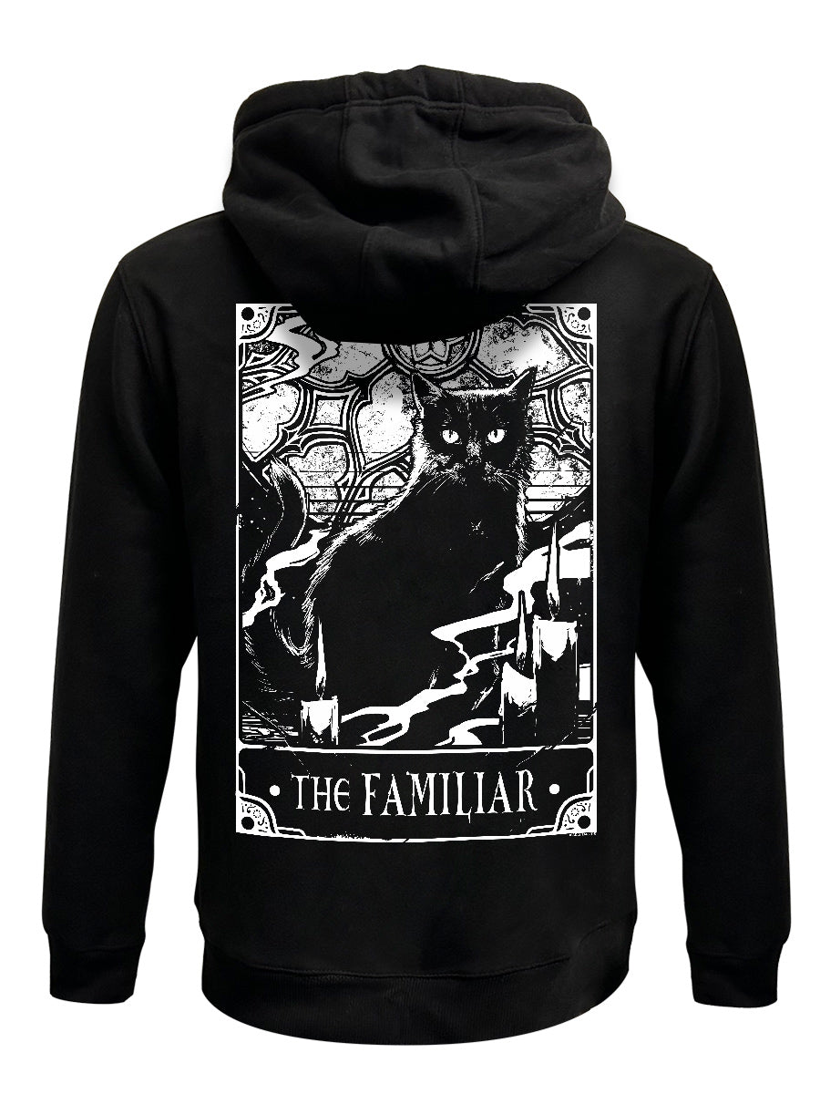 Deadly Tarot - The Familiar Black Zipped Hoodie