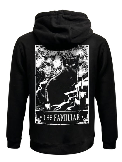 Deadly Tarot - The Familiar Black Zipped Hoodie