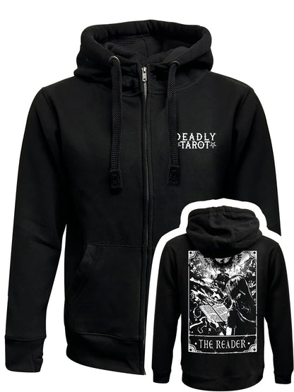 Deadly Tarot - The Reader Black Zipped Hoodie