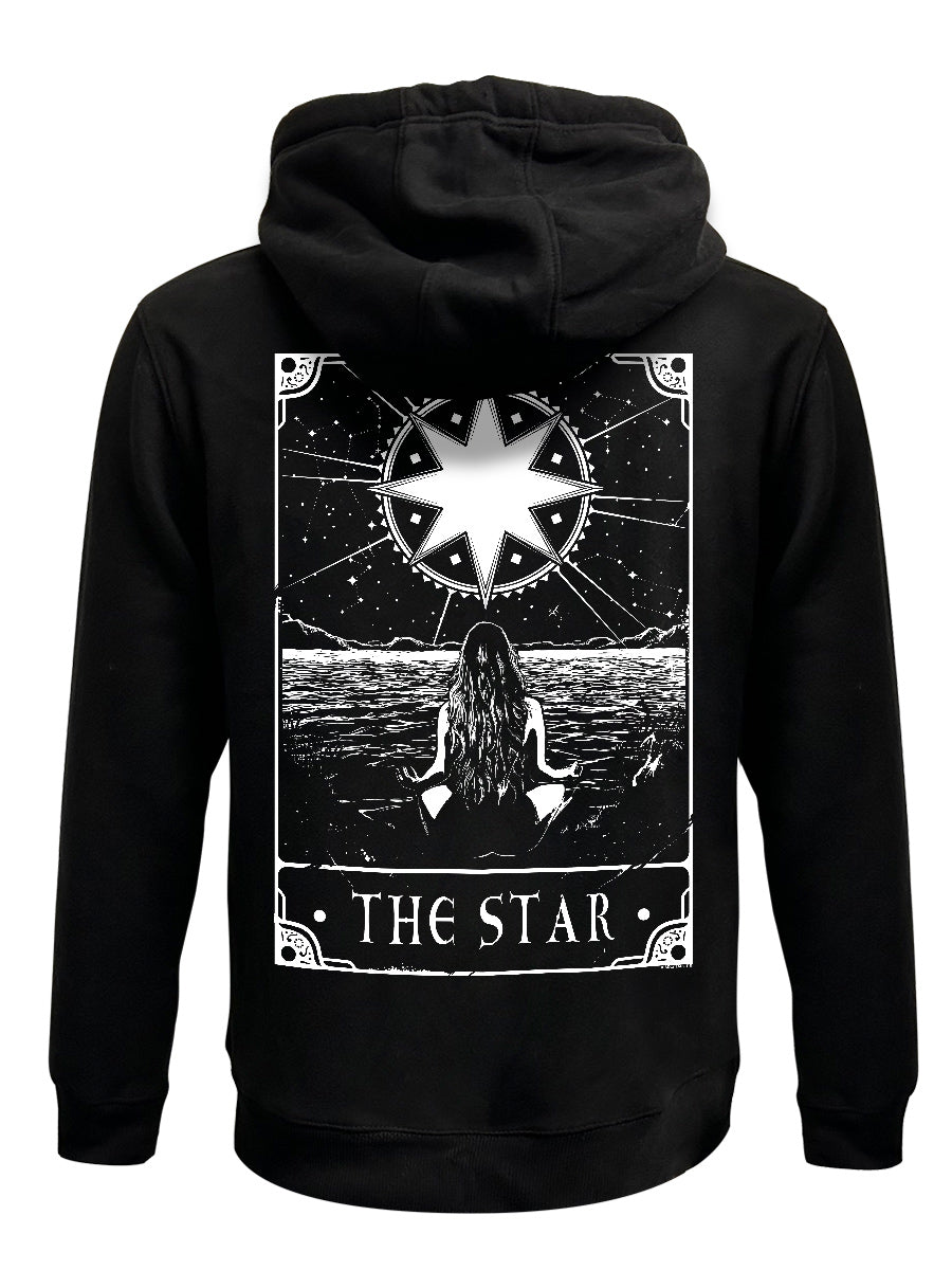 Deadly Tarot - The Star Black Zipped Hoodie