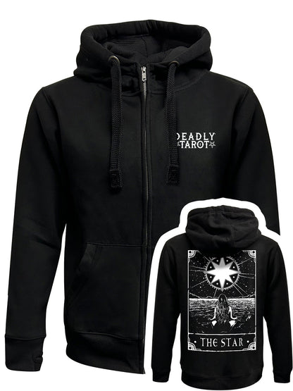 Deadly Tarot - The Star Black Zipped Hoodie