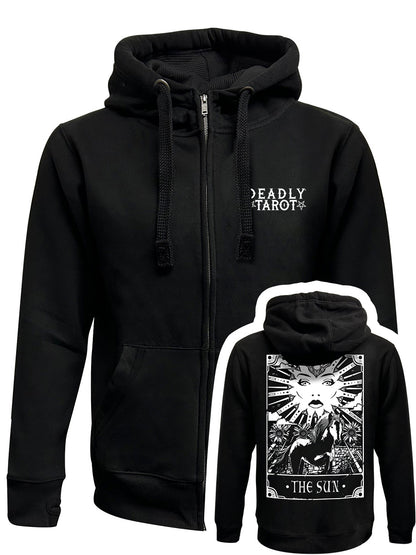 Deadly Tarot - The Sun Black Zipped Hoodie