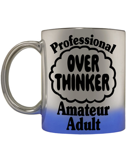 Professional Overthinker Amateur Adult Blue Mirror Mug