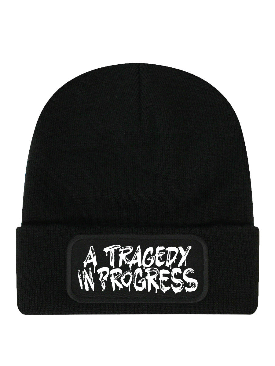 A Tragedy In Progress Black Beanie