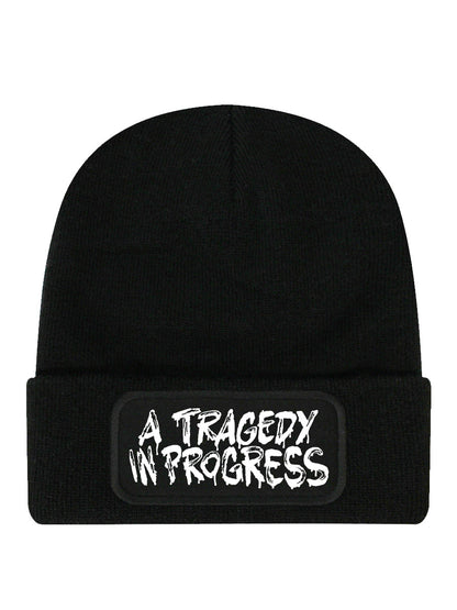 A Tragedy In Progress Black Beanie