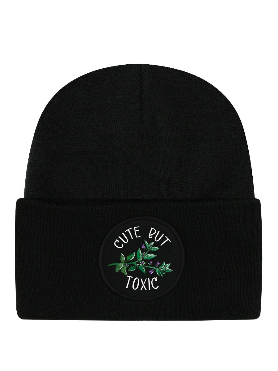 Cute But Toxic Black Beanie