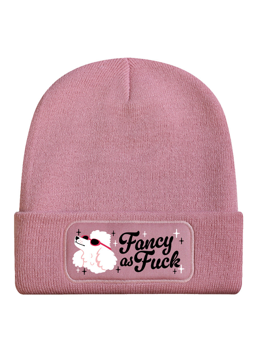 Fancy As Fuck Pale Pink Beanie