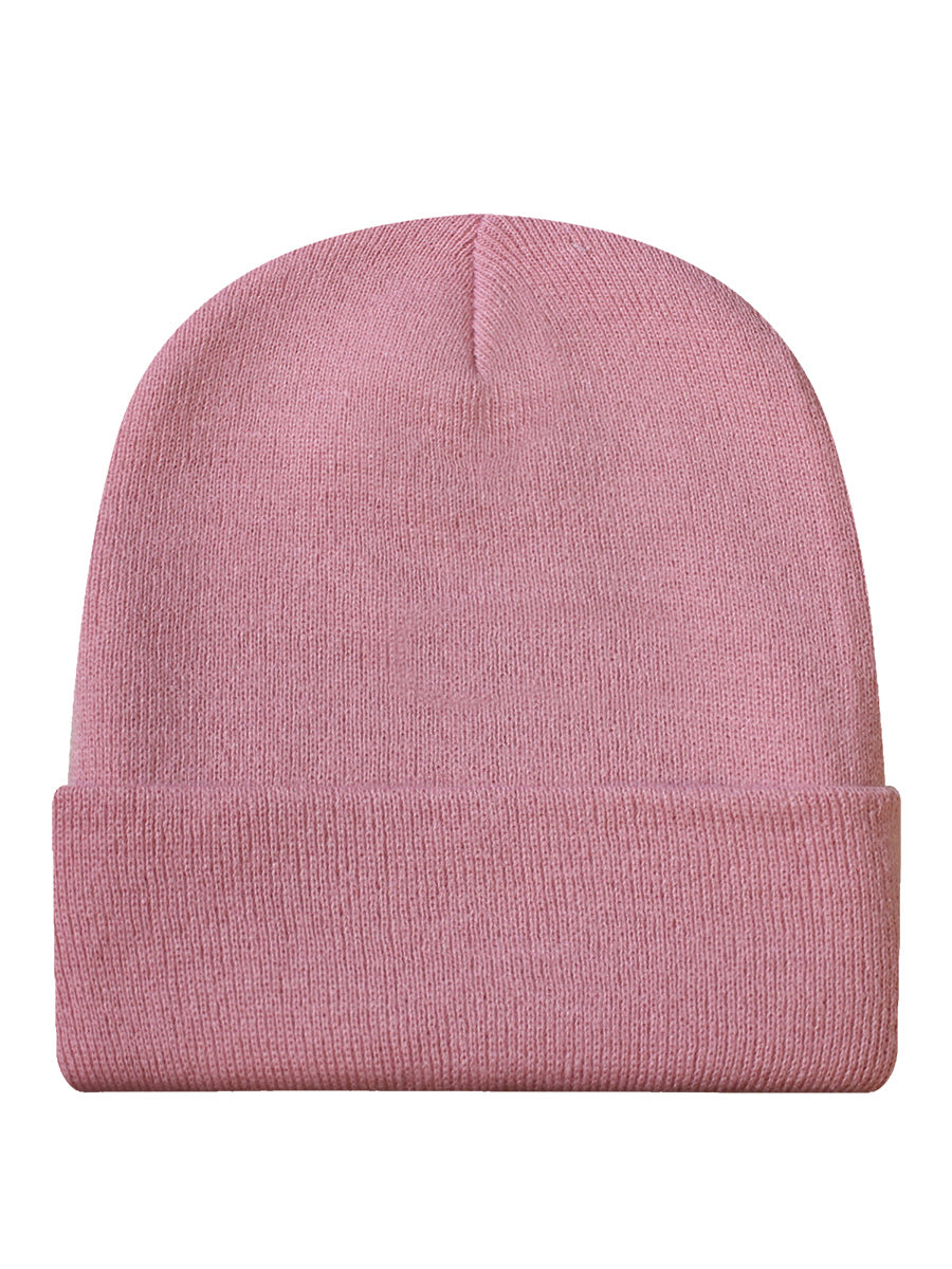 Kitsch Kitten Karma Is A Cat Pale Pink Beanie