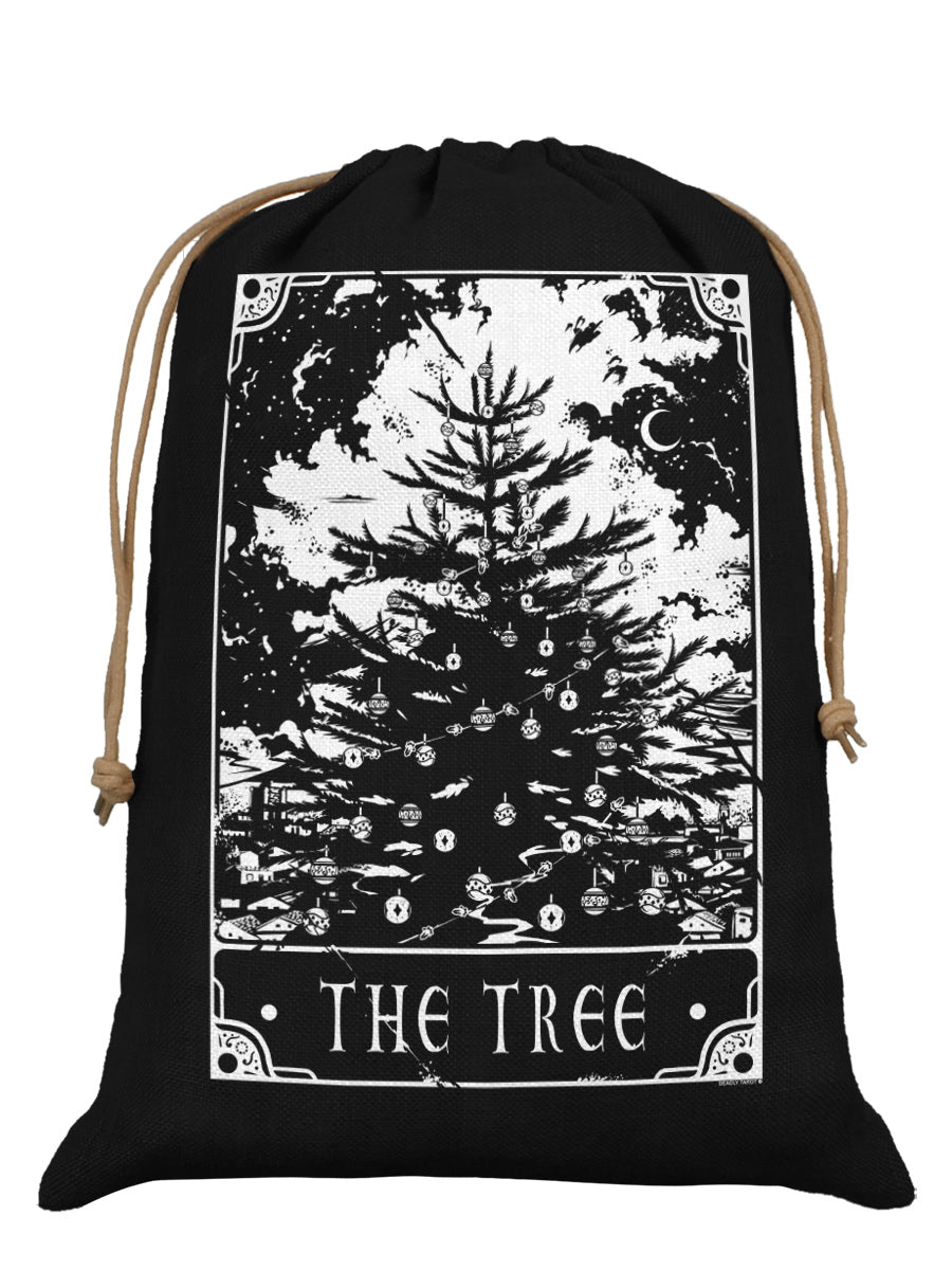 Deadly Tarot The Tree Black Hessian Santa Sack