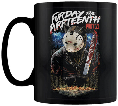 Horror Cats Furday The Purrteenth Part VI Black Mug