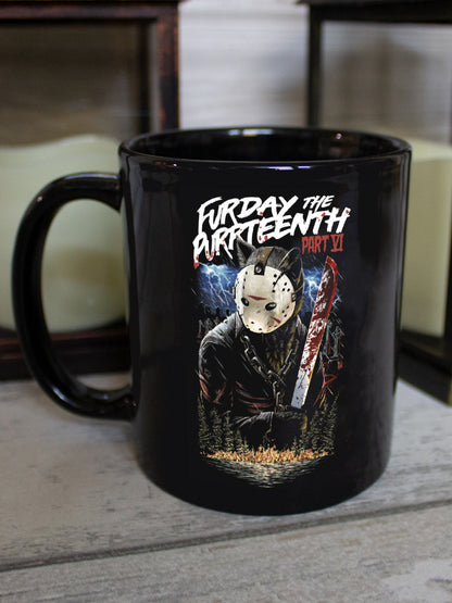 Horror Cats Furday The Purrteenth Part VI Black Mug