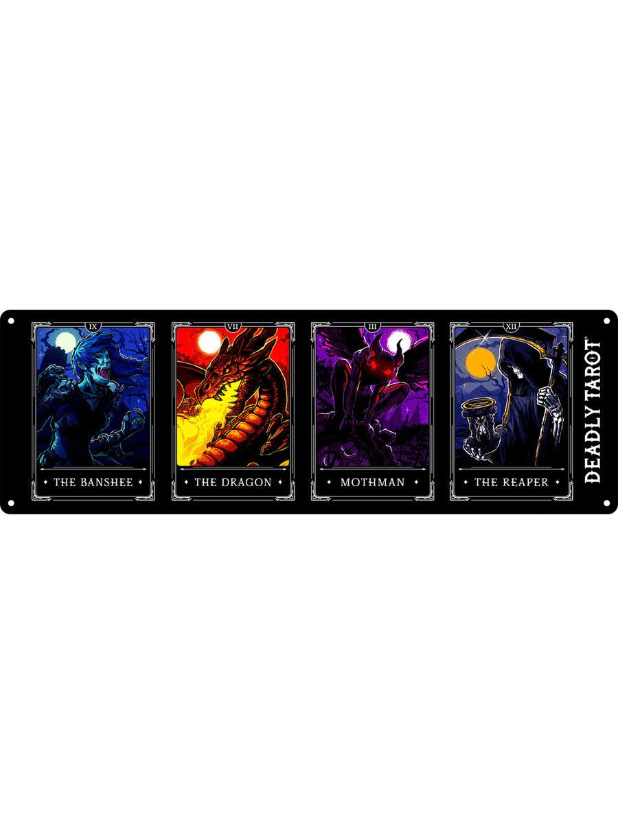 Deadly Tarot Legends Slim Tin Sign
