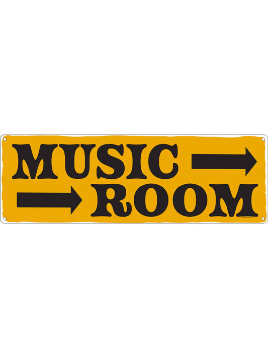 Music Room Slim Tin Sign