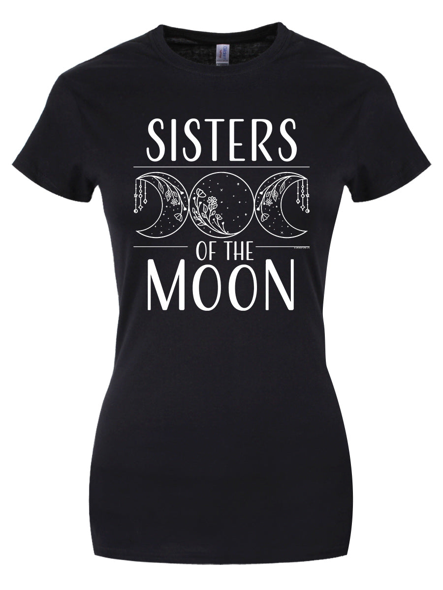 Sisters Of The Moon Ladies Black T-Shirt