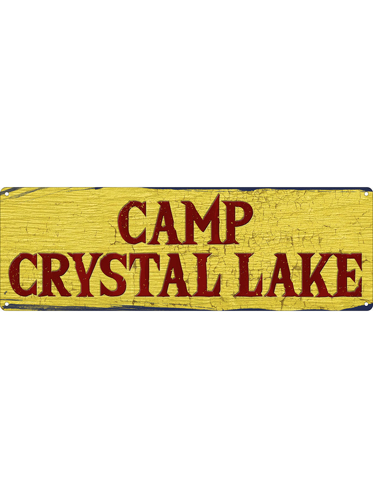 Camp Crystal Lake Slim Tin Sign – Grindstore Wholesale