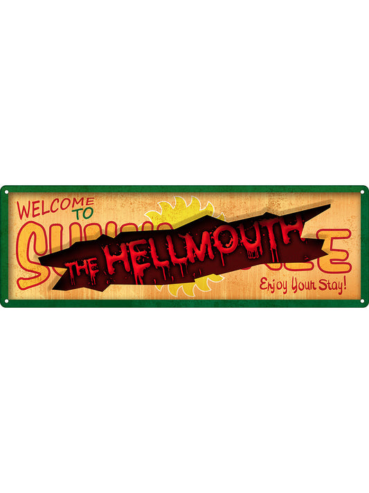 Welcome To Sunnydale Slim Tin Sign