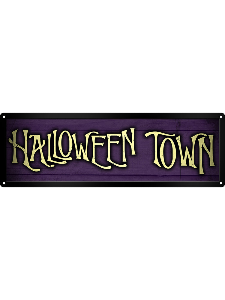 Halloween Town Slim Tin Sign