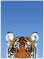 Inquisitive Creatures Tiger Mini Poster