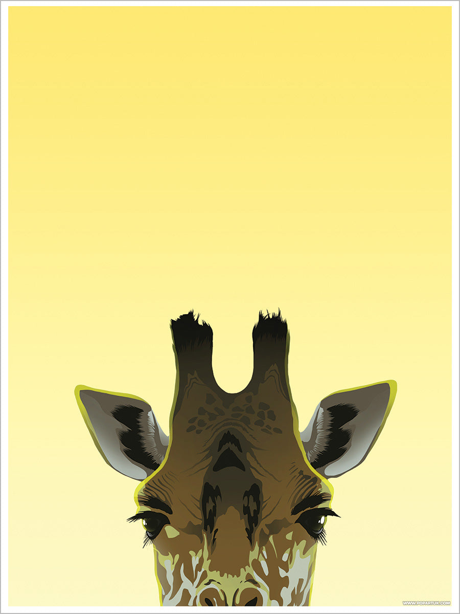 Inquisitive Creatures Giraffe Mini Poster