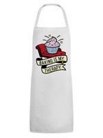 Baking Is My Therapy White Apron