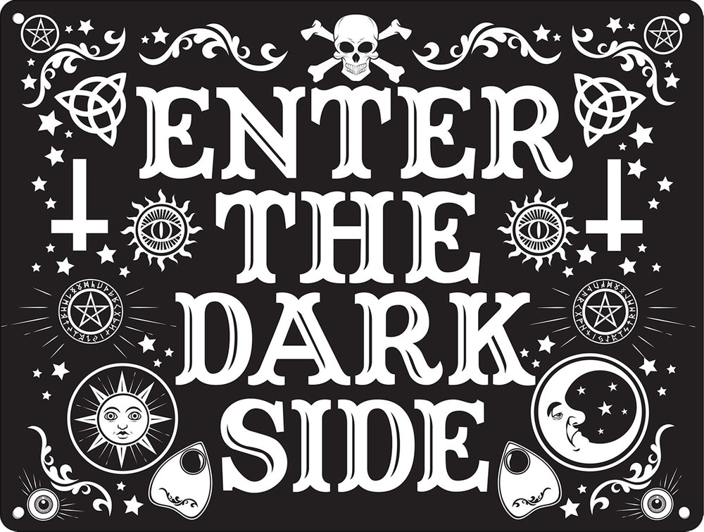 Enter The Dark Side Mini Tin Sign