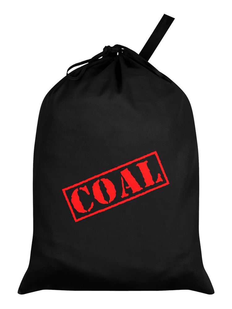 Coal Black Santa Sack