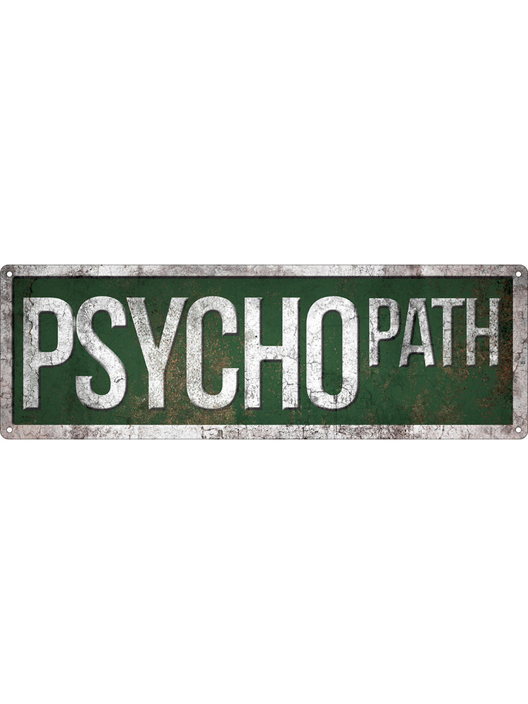 Psycho Path Slim Tin Sign