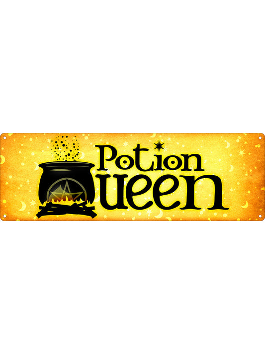 Potion Queen Slim Tin Sign