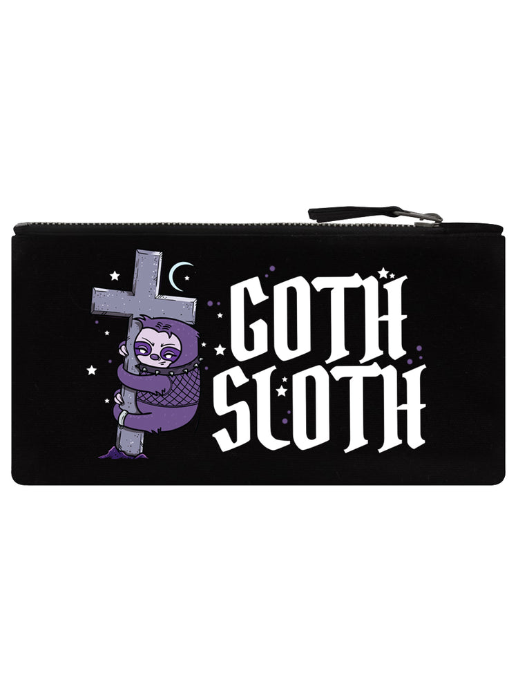 Goth Sloth Black Pencil Case