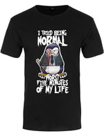 Psycho Penguin I Tried Being Normal Men's Premium Black T-Shirt
