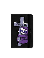 Goth Sloth Mini Black Notebook