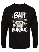 Psycho Penguin Bah Humbug Men's Black Christmas Jumper