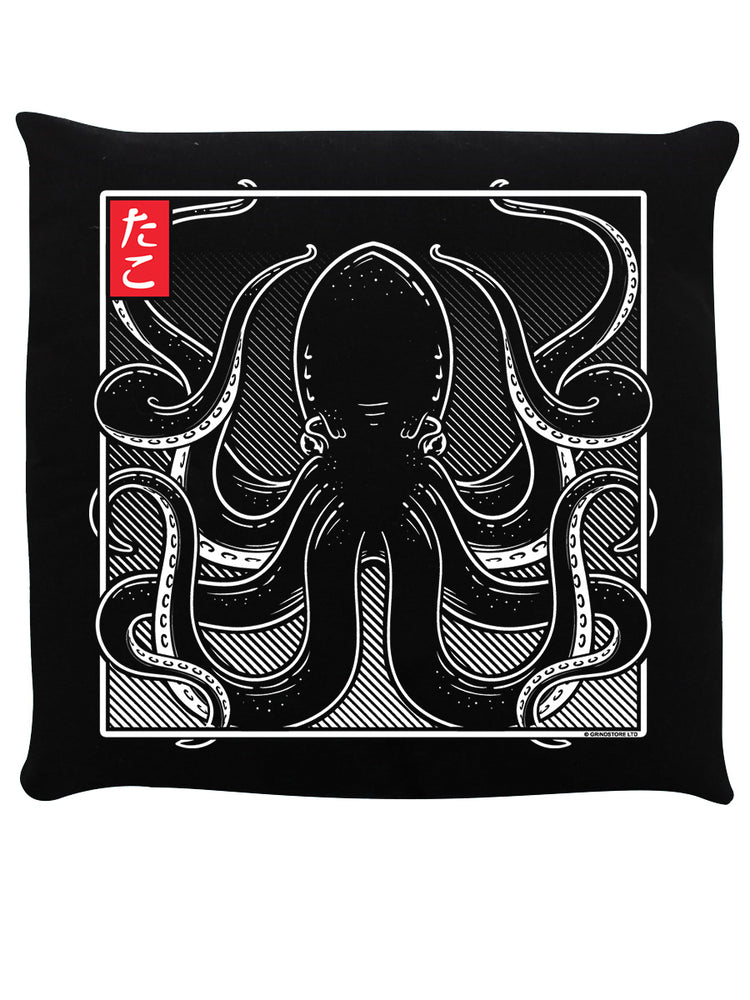 Unorthodox Collective Oriental Octopus Black Cushion