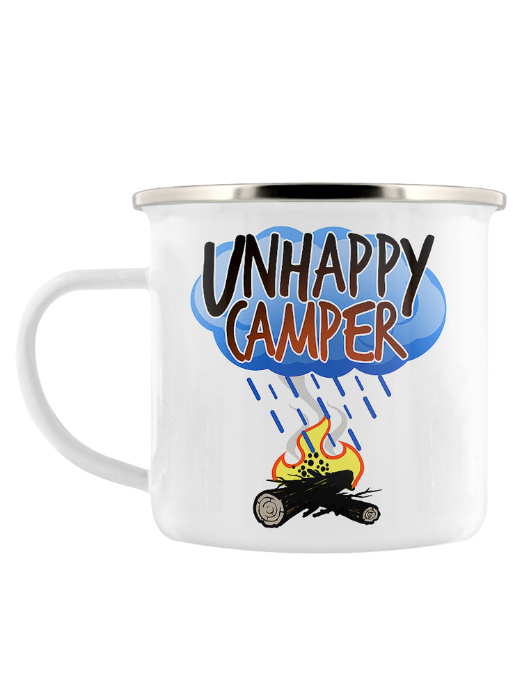 Unhappy Camper Enamel Mug