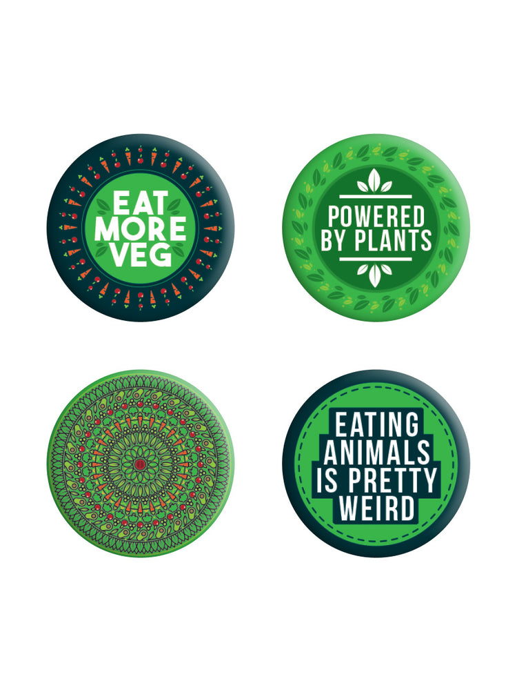 Powered By Plants Badge Pack