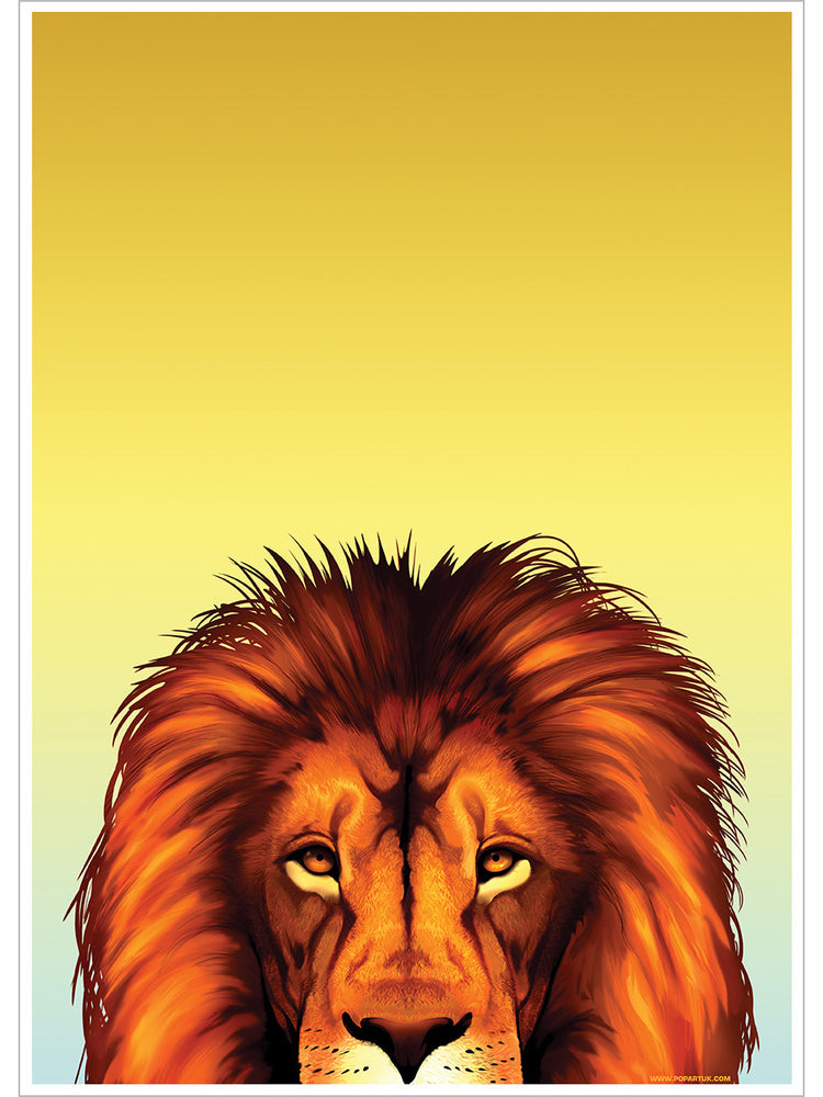 Inquisitive Creatures Lion Mini Poster