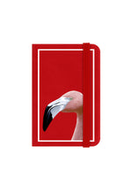 Inquisitive Creatures Flamingo Flare Mini Red Notebook