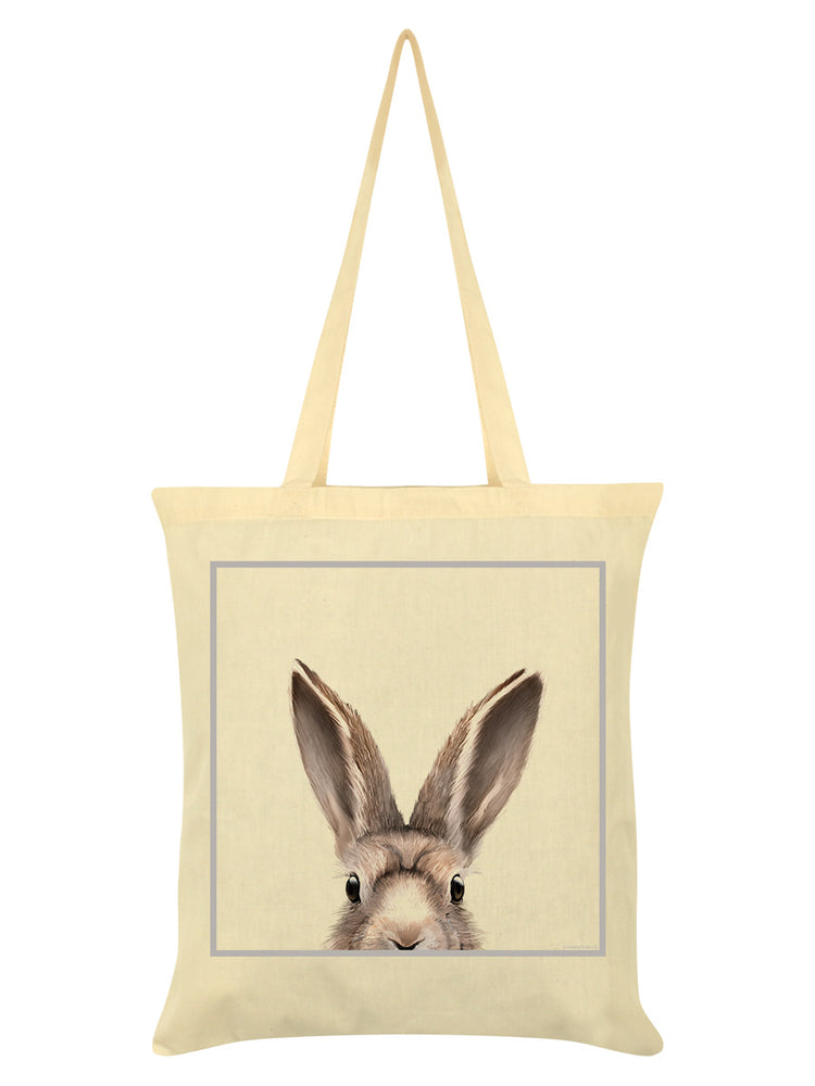 Inquisitive Creatures Hare Cream Tote Bag