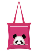 Inquisitive Creatures Panda Pink Tote Bag