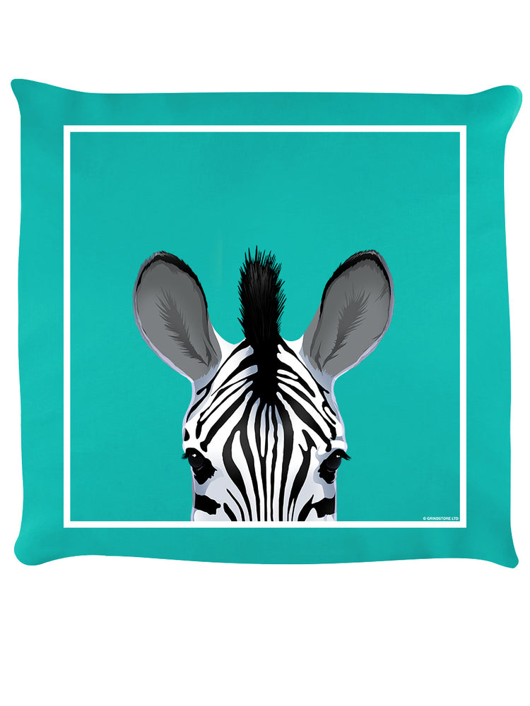 Inquisitive Creatures Zebra Cushion