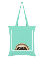 Inquisitive Creatures Sloth Mint Green Tote Bag